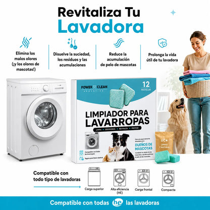PASTILLA LIMPIADORA DE LAVARROPAS - POWERCLEAN™